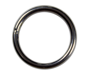 ARGOLLA 5 CM ACERO INOX.ESPESOR 8MM - PAQUETE DE 10 UNIDADES